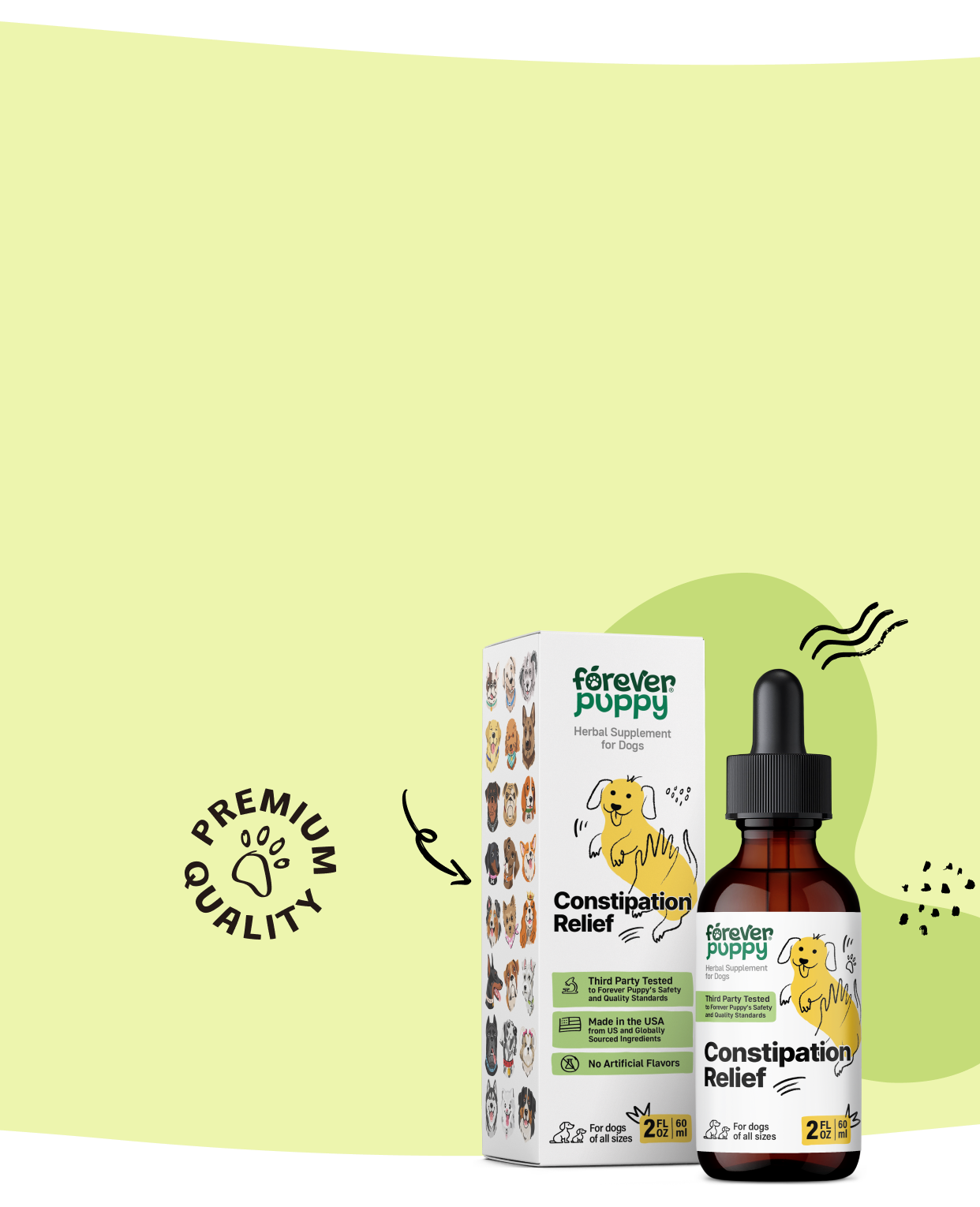 Aid your pup's digestion with soothing drops