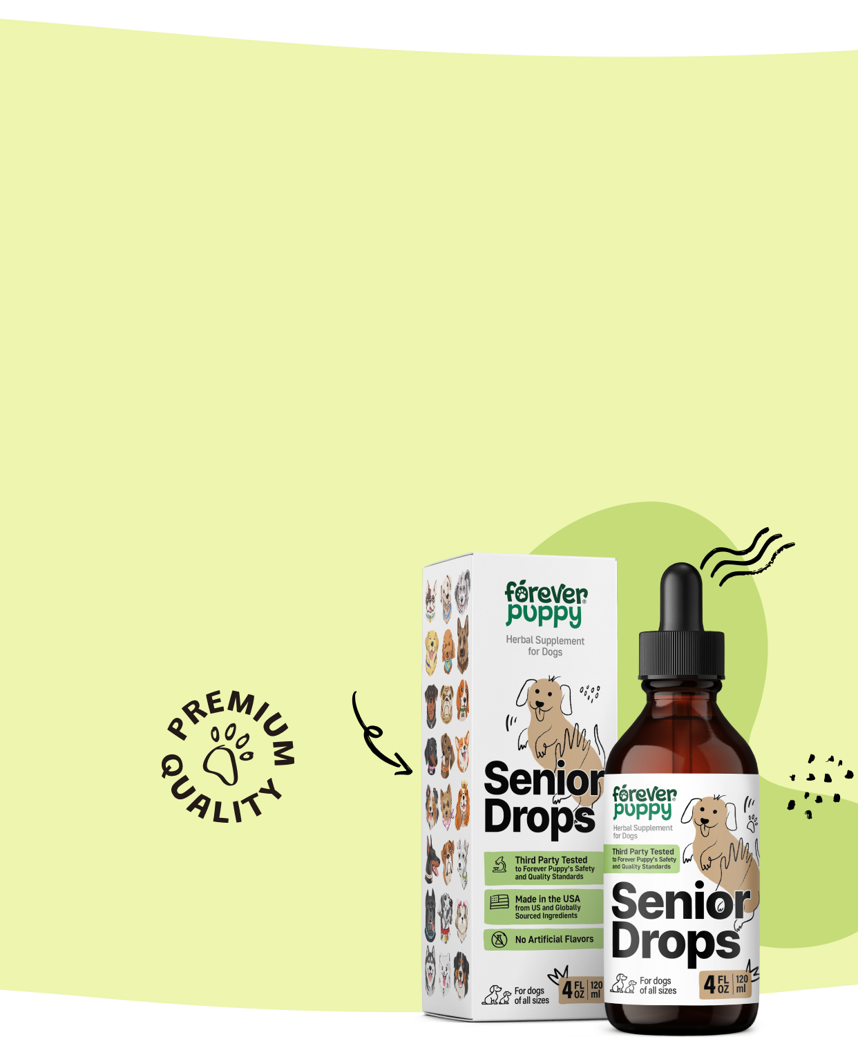 Naturally support your dog's vitality
