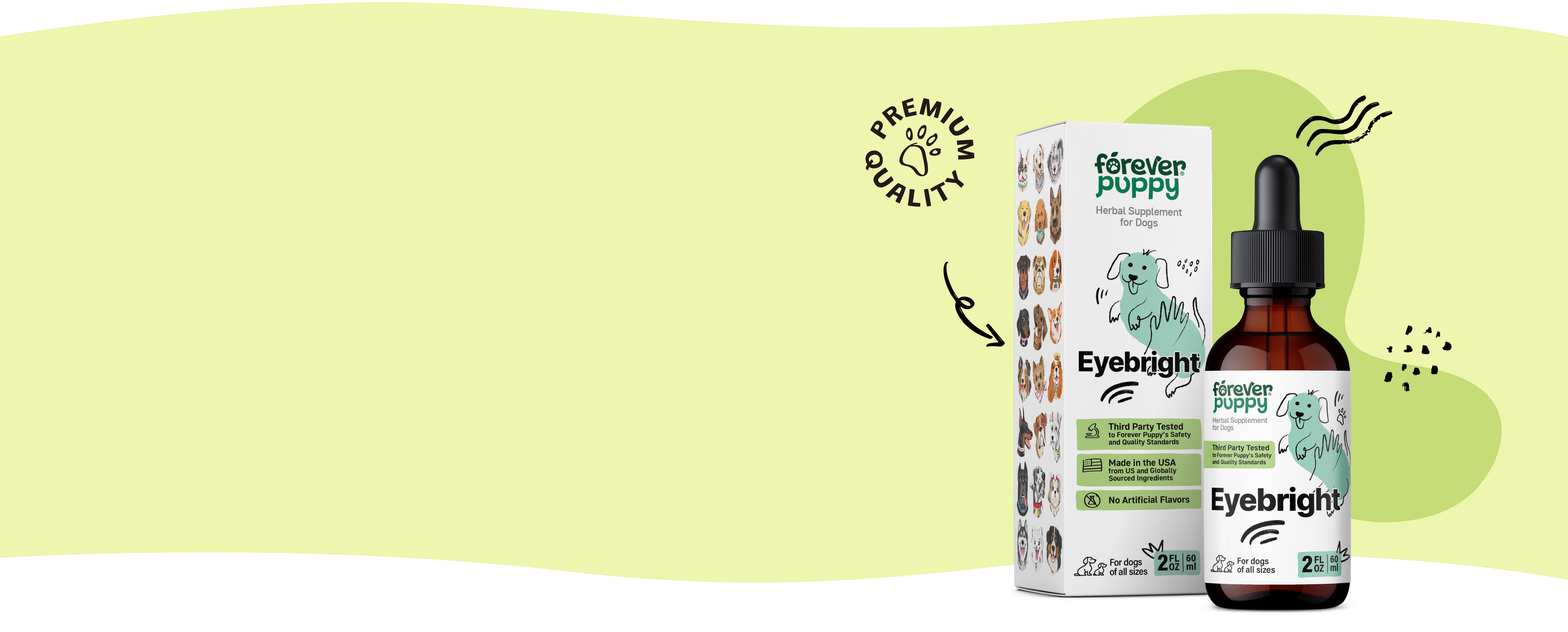 Soothe your dog's eyes naturally