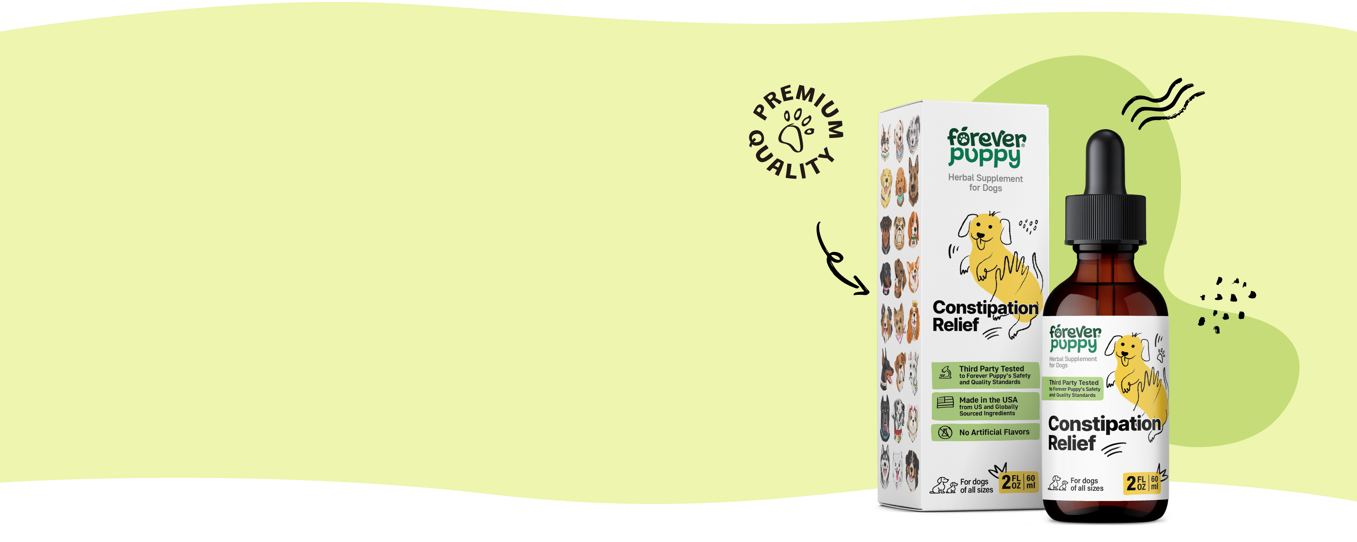 Aid your pup's digestion with soothing drops