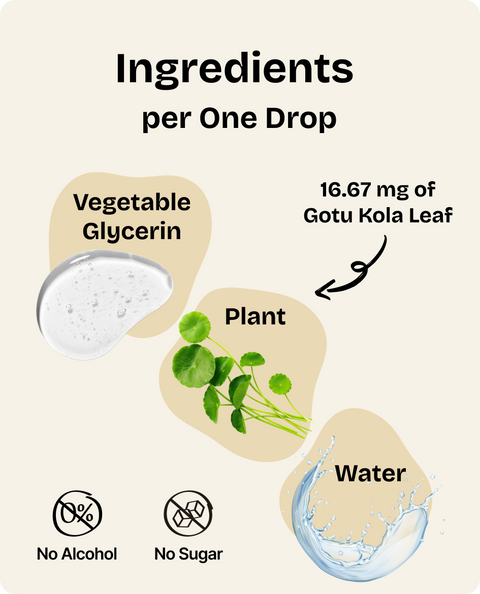 Gotu Kola Drops for Dogs - 2 fl.oz. Bottle
