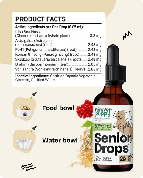 Senior Drops for Dogs - 2 fl.oz. Bottle