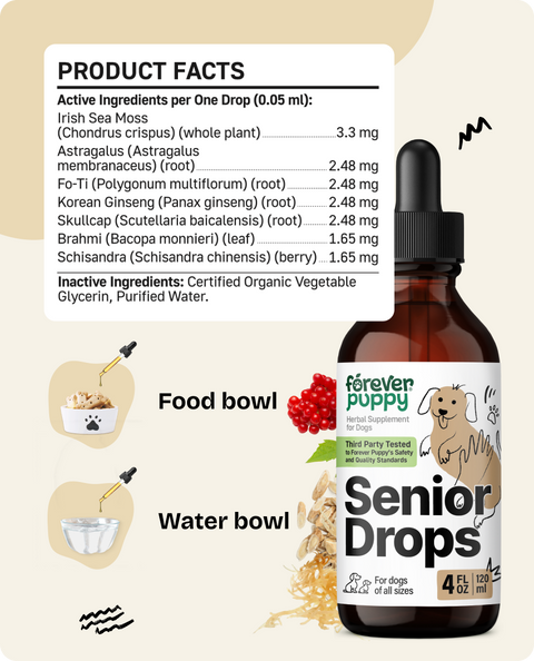 Senior Drops for Dogs - 4 fl.oz. Bottle