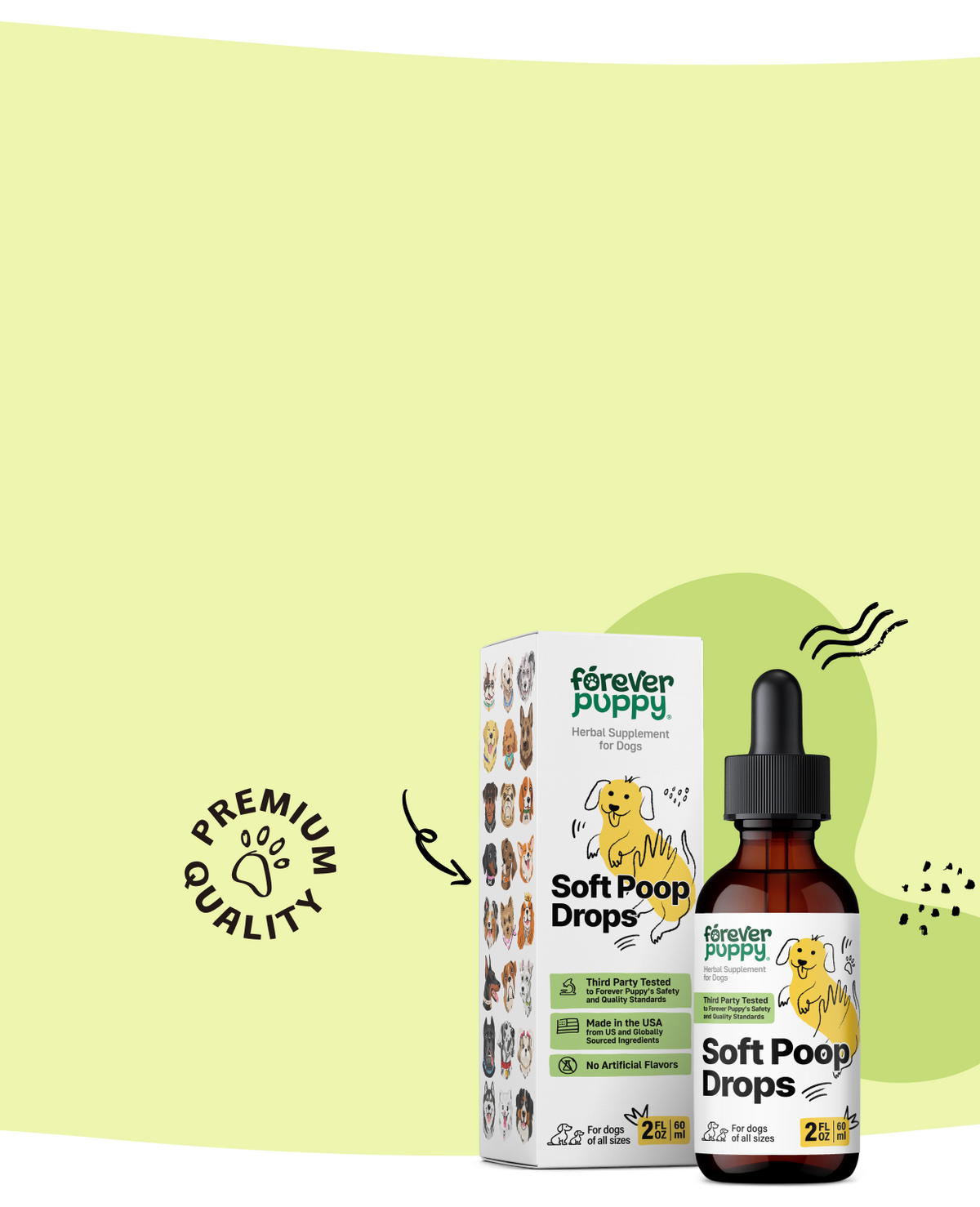 Aid your pup's digestion with soothing drops 