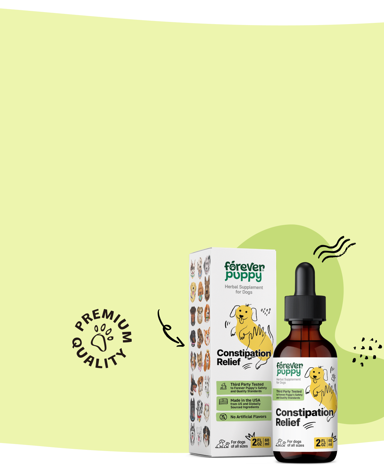 Aid your pup's digestion with soothing drops 