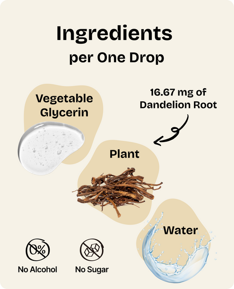 Dandelion Root Drops for Dogs - 2 fl.oz. Bottle
