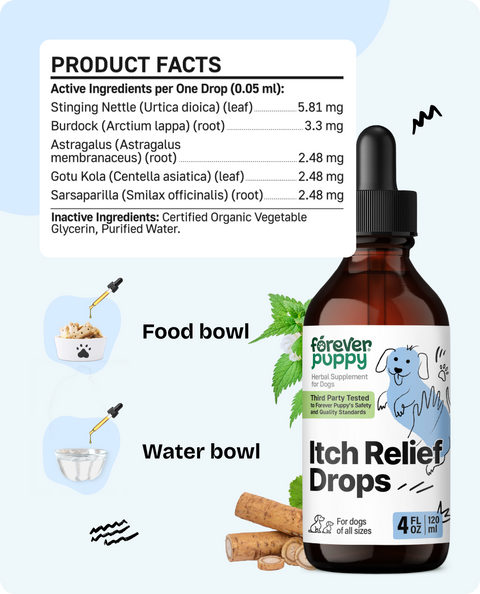 Itch Relief Drops for Dogs - 4 fl.oz. Bottle